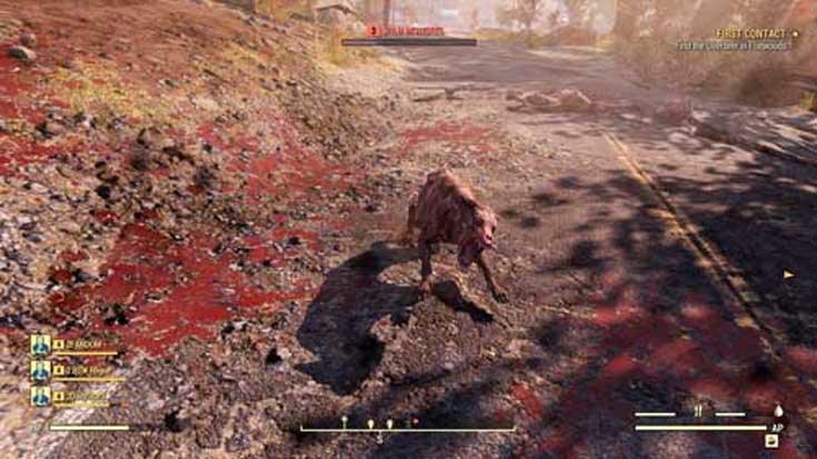 Eating in Fallout 76